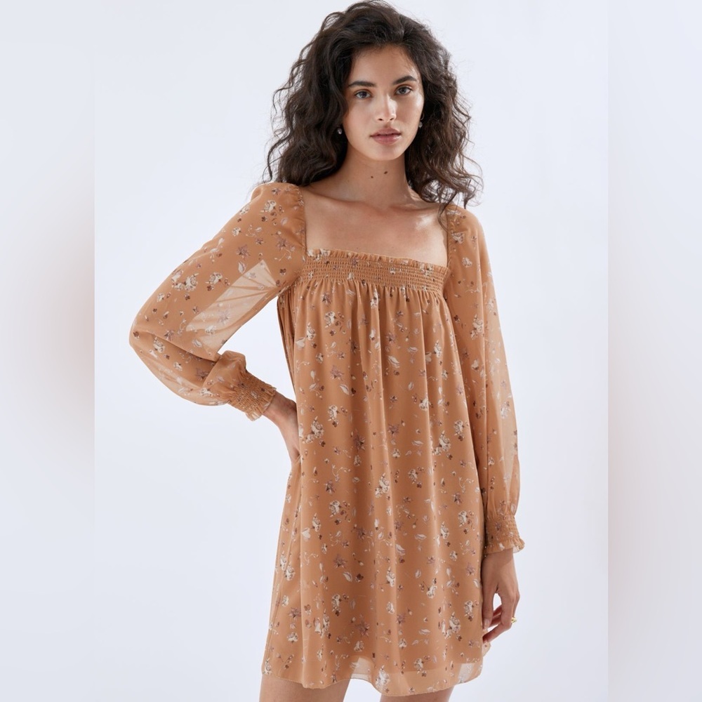 Aritzia WILFRED Alana Dress in Buenos Aires/Ashy Rose